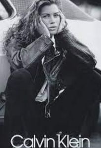 Vintage leather Calvin Klein moto jacket